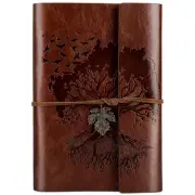 Leather Journals Notebooks with Blank Pages, Vintage Refillable Journal for W...