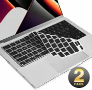 13" Air/Pro Macbook Silicon Keyboard Skin Cover 2PACK for Apple Macbook A2337