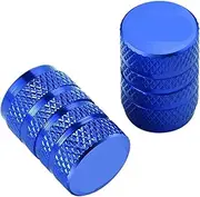 xinjiedianzi 2pcs Motorcycle Tire Valve Air Port Stem Cover Cap Plug Accessories Compatible with R1200GS R1250GS R 1200GS R1250 ADV(Blue)