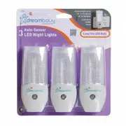 Auto Sensor Led Night Light - 3 Pieces