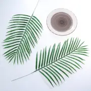 6 Pcs Faux Branches Palm Artificial Plants Fake Plastic Greenery Greenery Props