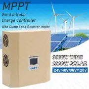 3KW 5KW MPPT PWM Wind Solar Hybrid Controller 24V 48V 96V 120V Booster Regulator