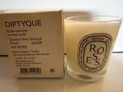 Diptyque ROSES Scented Candle 2.4oz 70g New Rose Travel Size Bougie Parfumee NEW