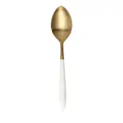 Vietri Ares Oro and White Serving Spoon