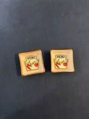 Heinz Ceramic Ramekins Set of 2 Collectable Small Ramekins for Condiments