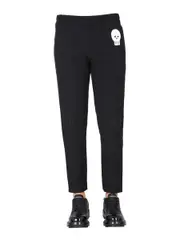 [Alexander McQueen] Alexander McQueen-Jogging Pants With Embroidered Skull-Uomo 50