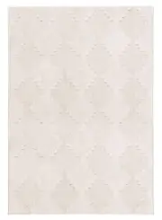 Ilora Ivory Checkered Rug
