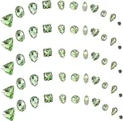 Add Glitter to Your Crafts 130pcs Hand Sewing Glass Rhinestones Decorative Clothing Rhinestones