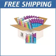 144 Assorted Flair Felt Tip Pens - Smear Resistant Ink for Creative Writing