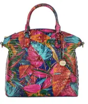 Brahmin Large Lush Duxbury Satchel Melbourne Shoulder Handbag