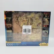 The Lord Of The Rings 1000 Piece Middle Earth Map Jigsaw Puzzle 20" x 28"