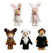 Christmas Bear Plush Toy Delicate and Fine Stitching for Super