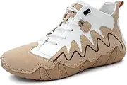 [Generic] Women's Chukka Boots Barefoot Flat Walking Boots Soft Bottom Casual Outdoor Sneaker