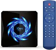 Android 10.0 TV Box, X96Q Max Smart TV Box Allwinner H616 Quad Core ARM Cortex A53 CPU, Support Dual 2.4Ghz/5Ghz WiFi BT 5.0 4K 6K Media Player Set Top Box,4gb+64gb