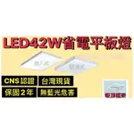 一箱8片免運LED 45W 輕鋼架超亮省電平板燈 直下式吸頂燈 無眩光 無藍光危害(保固兩年)CNS認證 台灣現貨