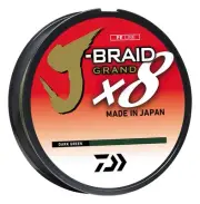 Daiwa JBGD8U20-300DG J-Braid Grand 8X 300Yds Filler Spool Dark Green