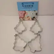 Celebrate It Christmas Tree GM4510 NWT Bundle 4 Cookie Cutters & Cookie Cookbook