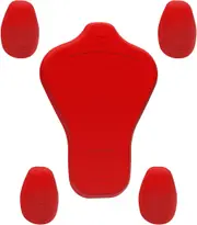 John Doe XTM Top Ladies Protector Set, red for Women One Size