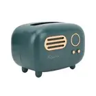 Radio Tissue Box Nordic Style Retro Green Radio Shape Tissue Storage Box Part
