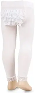 [Jefferies Socks] Baby Girls' Microfiber Rhumba Footless Tights