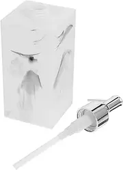 MAGICLULU Bathroom Countertop Soap Dispenser Marble Pump Bottle Hand Soap Refill Lotion Dispenser Marble Accessories
