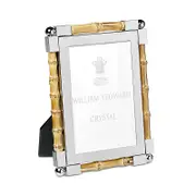 William Yeoward Crystal New Classic Bamboo Frame, 4 x 6
