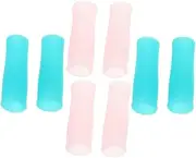 Beaupretty 8pcs Manicure Nipper Covers Silicone Nail Scissors Protective Sleeves Tweezer Cover for Nail Tools for Home Use