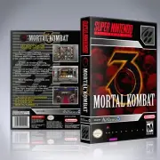 SNES Case - NO GAME - Mortal Kombat 3