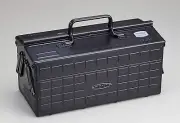 TOYO Steel 2 stage tool box ST-350 BK black NEW