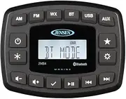 Jensen JMS4RTL Compact Bluetooth AM/FM/USB/WB Waterproof Stereo - 4", Black