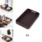 Wooden Serving Tray Wood Bed Tray Decorative for Appetizers Coffee Drinks