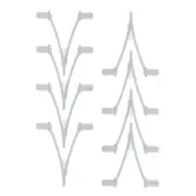 8 U.S. Pool Supply Pool Accessory Butterfly V Clips, Skimmer Net Leaf Rake Brush