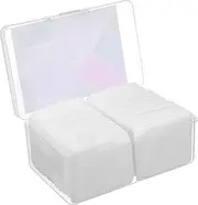 Ipetboom 80Pcs Facial Cotton Pads Absorbent Makeup Removal Squares for Toner Conveniently Packaged for for Daily Cleansing and Makeup Application