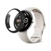 Supershieldz Designed for Google Pixel Watch 3 45mm Screen Protector Case Black