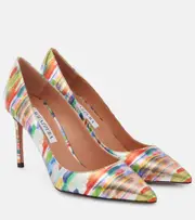 [Aquazzura] Aquazzura Purist 85 leather pumps AU 5 multicoloured