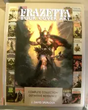 Vanguard 2024 Frank FRAZETTA BOOK COVER ART hc NEW reg $40 qq Definitive Ed.