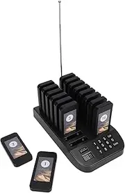 Restaurant Pager System, Queue Calling System Pager, Wireless Guest Customer Service Calling System, Lineup Queue Beepers, Waiting Paging System, 16 Pagers (AU)