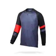Bbb-Cycling SwitchBack L/S Jersey - Black/Red Size XL / Gray
