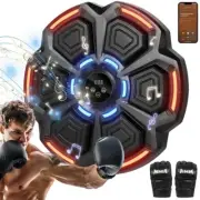 Electronic Punching Bag Machine Bluetooth Music Home Workout Gloves