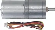 Compatible for Bringsmart 12-24V BLDC Gear Motor 14-1550RPM Brake High Control Electric DC Motor Customized Auto Equipment JGA25-2430(150RPM_24V)
