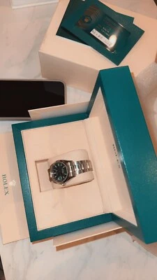 Rolex Datejust 36mm Green Palm Index Dial