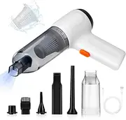 Aumotop 8000Pa 3-in-1 Cordless Handheld Car Vacuum，Rechargeable, Portable, Lightweight Mini Vacuum Cleaner for Clean Car, Home.