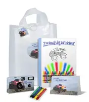 I'm The Big BROTHER Gift Bag-MONSTER TRUCK-Single use Disposable Camera PKG-502