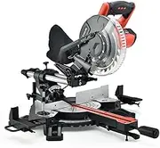 Baumr-AG Compound Mitre Saw Drop 210mm 8" Single Bevel Miter Sliding Slide with Laser Guide, SBR-210