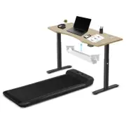WalkingPad C2 Treadmill + ErgoDesk Automatic Standing Desk 1500mm in Oak/Black +