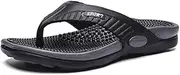 [DSLED] Massage Flip Flops for Men & Women, Arch Support Summer Breathable Beach Shoes, Acupressure Sandals, Relief Plantar Fasciitis Heel Arch Arthritis Pain