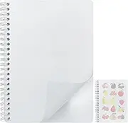 Reusable Sticker Collecting Book Storage Album Stickers Organizer Collection Notebook for Adults with Clear Plastic Cover 40 Sheets Blank Release Paper A5 Size
