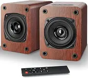 RIOWOIS Powered Bookshelf Speakers,Record Player Speakers,Turntable Speakers,Speakers for Record Player