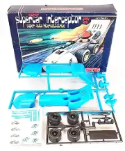 Atlantic Galaxy Series 1:32 SUPERCAR INTERCEPTOR Vehicle & Figures #Blue MIB`78!