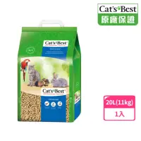 在飛比找momo購物網優惠-【CAT’S BEST 凱優】崩解木屑砂-藍標粗砂-20L(